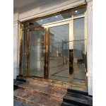 CỬA BẢN LỀ SÀN MỞ QUAY 1 CÁNH HỆ INOX