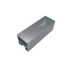 TAY VỊN NHÔM 3D LILOX VUÔNG 35 MÀU XÁM XƯỚC