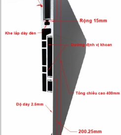 MÁNG NHÔM COVER LILOX