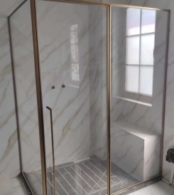 PHÒNG TẮM CỬA MỞ QUAY 1 CÁNH 1 FIX CÓ VÁCH FULL VIỀN