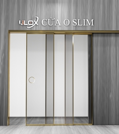 CỬA LÙA O SLIM 3 CÁNH ÂM TƯỜNG