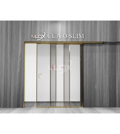 CỬA LÙA O SLIM 3 CÁNH ÂM TƯỜNG