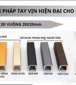 TAY VỊN NHÔM VUÔNG 20x20