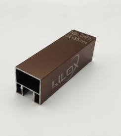 TAY VỊN NHÔM 3D LILOX VUÔNG 35 MÀU NÂU CÀ PHÊ